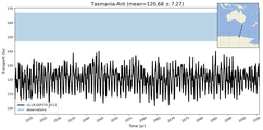 Transport through the Tasmania-Ant Transect