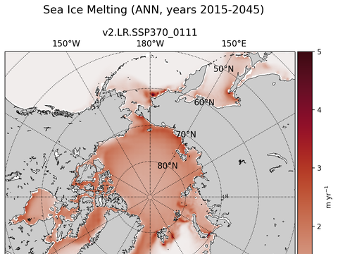 Arctic Extended Northern-Hemisphere Sea Ice Melting