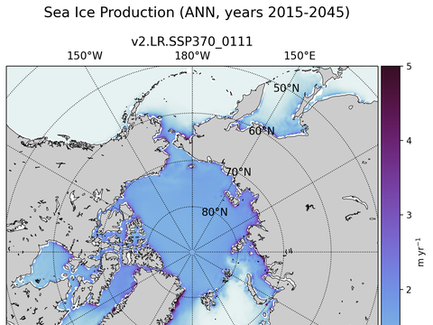 Arctic Extended Northern-Hemisphere Sea Ice Production