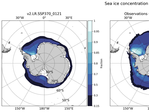 Antarctic Extended Southern-Hemisphere Sea-Ice Concentration