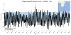 Transport through the Mozambique Channel Transect