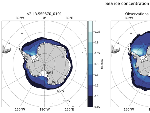Antarctic Extended Southern-Hemisphere Sea-Ice Concentration