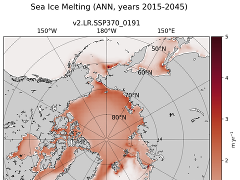 Arctic Extended Northern-Hemisphere Sea Ice Melting