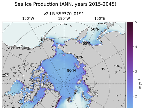 Arctic Extended Northern-Hemisphere Sea Ice Production