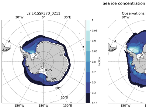 Antarctic Extended Southern-Hemisphere Sea-Ice Concentration