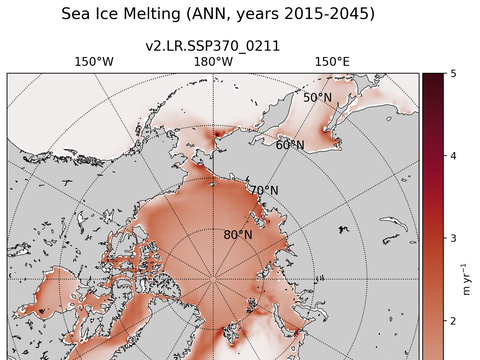Arctic Extended Northern-Hemisphere Sea Ice Melting