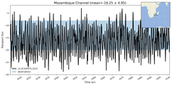 Transport through the Mozambique Channel Transect