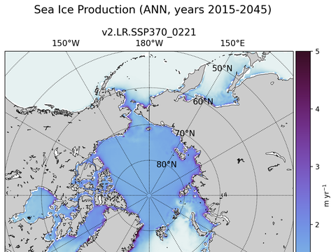 Arctic Extended Northern-Hemisphere Sea Ice Production