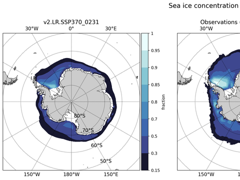 Antarctic Extended Southern-Hemisphere Sea-Ice Concentration