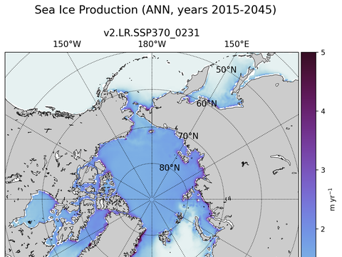 Arctic Extended Northern-Hemisphere Sea Ice Production
