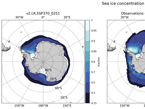 Antarctic Extended Southern-Hemisphere Sea-Ice Concentration