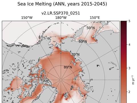 Arctic Extended Northern-Hemisphere Sea Ice Melting