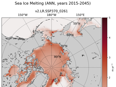 Arctic Extended Northern-Hemisphere Sea Ice Melting