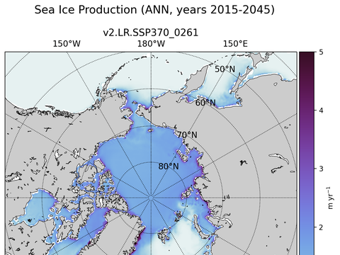 Arctic Extended Northern-Hemisphere Sea Ice Production