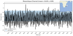 Transport through the Mozambique Channel Transect