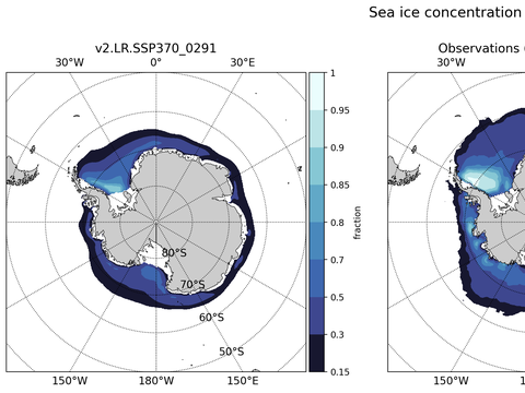 Antarctic Extended Southern-Hemisphere Sea-Ice Concentration