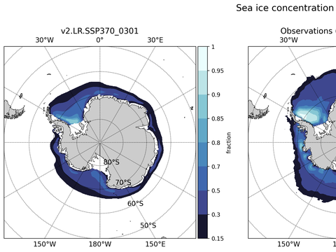 Antarctic Extended Southern-Hemisphere Sea-Ice Concentration