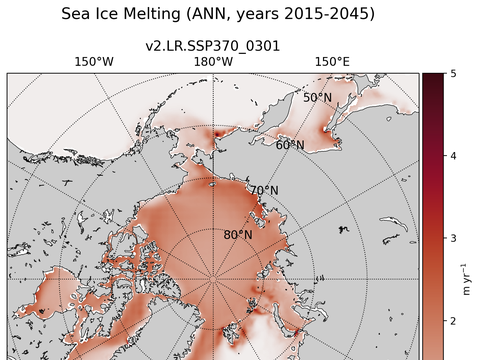 Arctic Extended Northern-Hemisphere Sea Ice Melting
