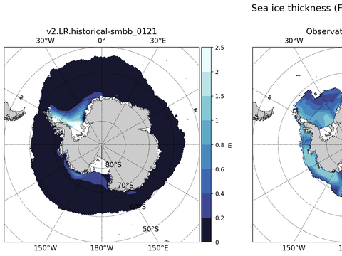 Antarctic Extended Southern-Hemisphere Sea-Ice Thickness