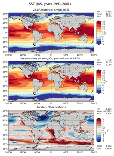 JAS Mean Sea Surface Temperature