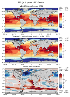 JAS Mean Sea Surface Temperature