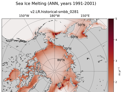 Arctic Extended Northern-Hemisphere Sea Ice Melting
