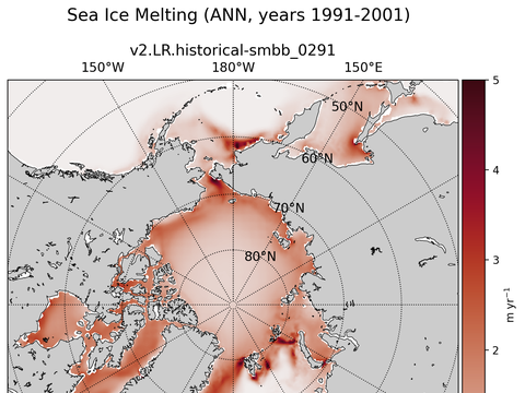 Arctic Extended Northern-Hemisphere Sea Ice Melting