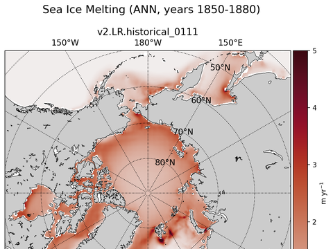 Arctic Extended Northern-Hemisphere Sea Ice Melting