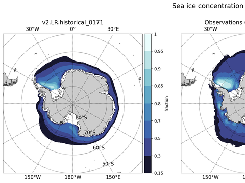 Antarctic Extended Southern-Hemisphere Sea-Ice Concentration