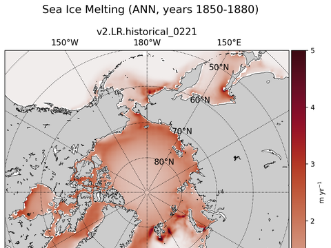 Arctic Extended Northern-Hemisphere Sea Ice Melting