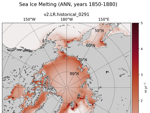 Arctic Extended Northern-Hemisphere Sea Ice Melting
